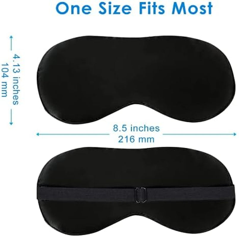 Natural Silk Sleep Mask Blindfold, Super-Smooth Eye Mask