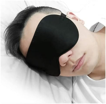 Natural Silk Sleep Mask Blindfold, Super-Smooth Eye Mask
