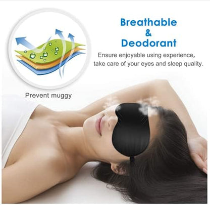 Natural Silk Sleep Mask Blindfold, Super-Smooth Eye Mask