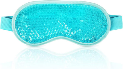 Cooling Eye Mask for Puffy Eyes, Reusable Hot Cold Therapy Gel Cold Eye Mask, Cooling Gel Eye Mask for Dark Circles, Dry Eye, Puffiness, Swollen Eyes, Sinus Pain, Migraine Relief, Headache