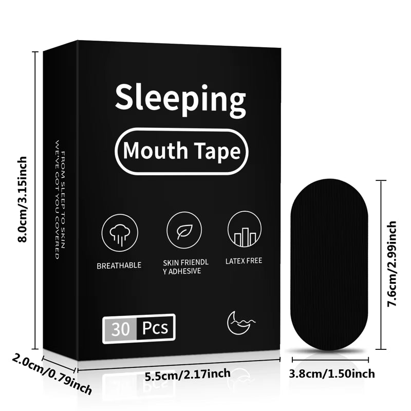 30/90/150Pcs Mouth Tape Sleeping Strip Anti-Snoring Mouth Breathing Tape to Improve Sleep Mouth Stickers for Snoring Lip Patches